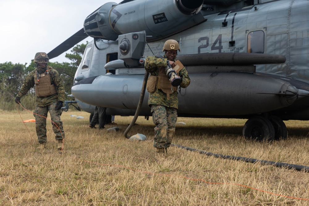 FARP supports CH-53E Super Stallions during Nansei Sword 25