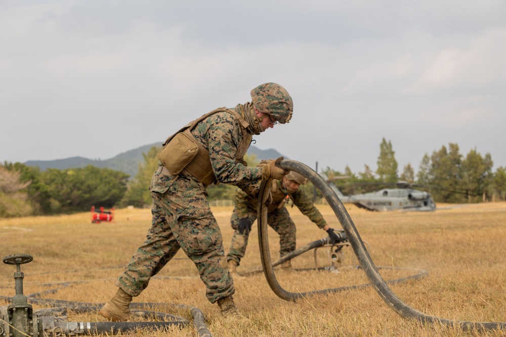 FARP supports CH-53E Super Stallions during Nansei Sword 25