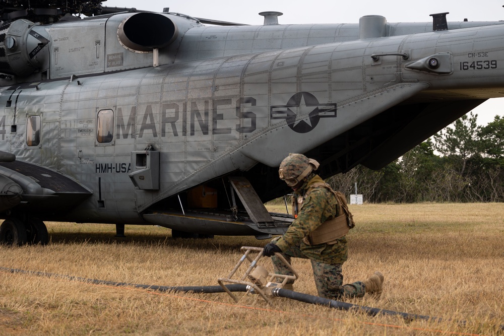 FARP supports CH-53E Super Stallions during Nansei Sword 25