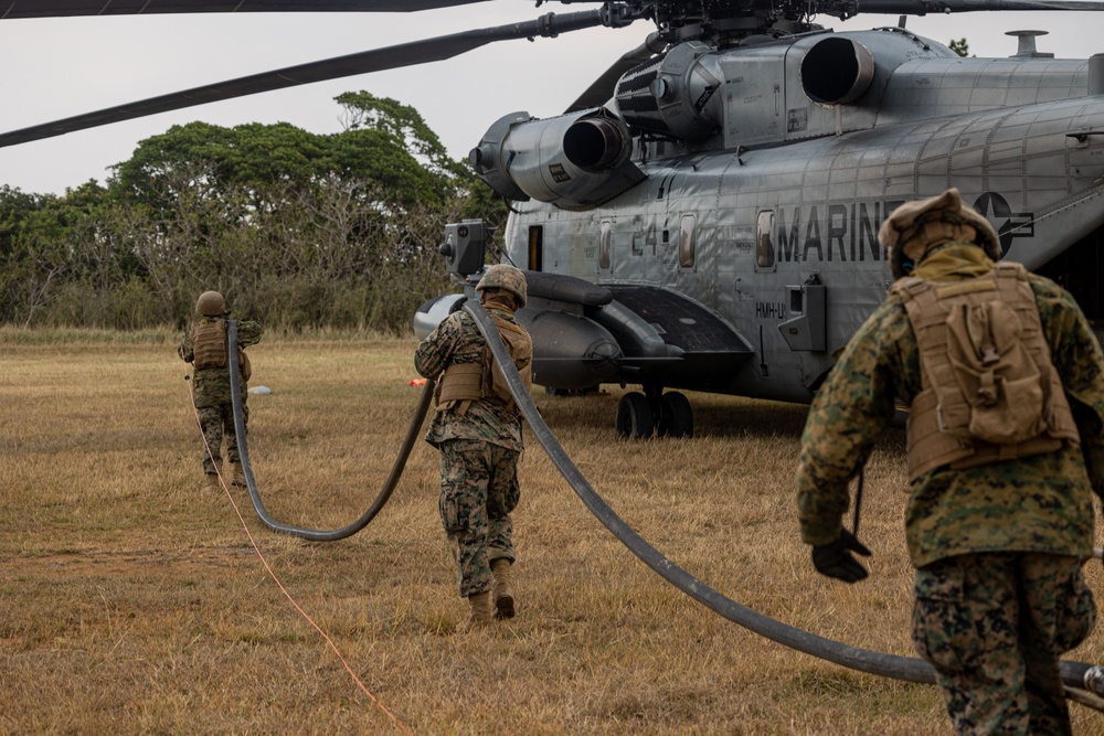 FARP supports CH-53E Super Stallions during Nansei Sword 25