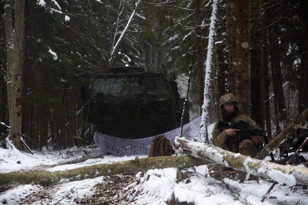 3-321st FAR Participate in NATO’s Training Exercise ‘Winter Camp’