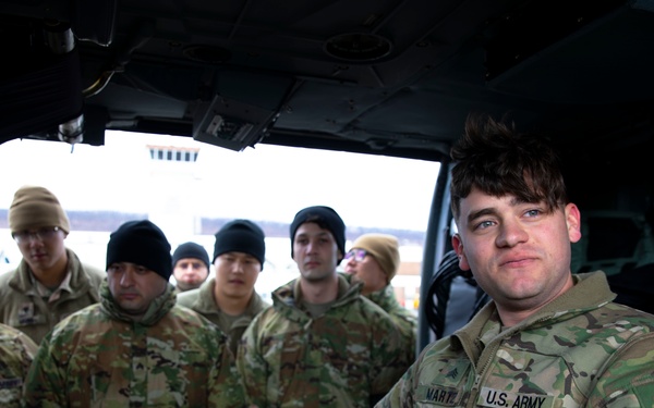 42nd ID Medics Blackhawk Familiarization