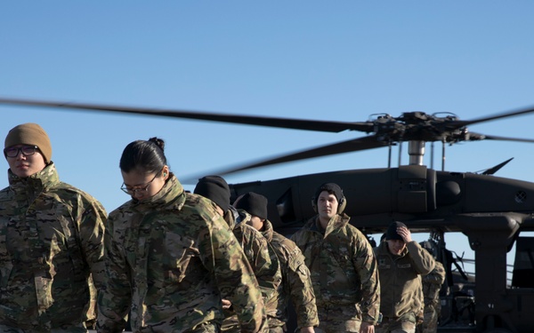 42nd ID Medics Blackhawk Familiarization