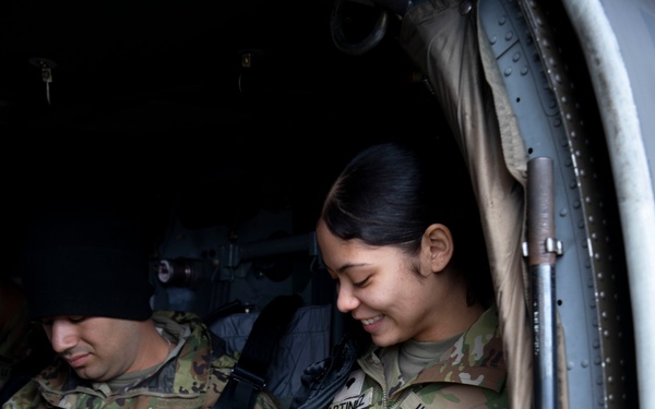 42nd ID Medics Blackhawk Familiarization