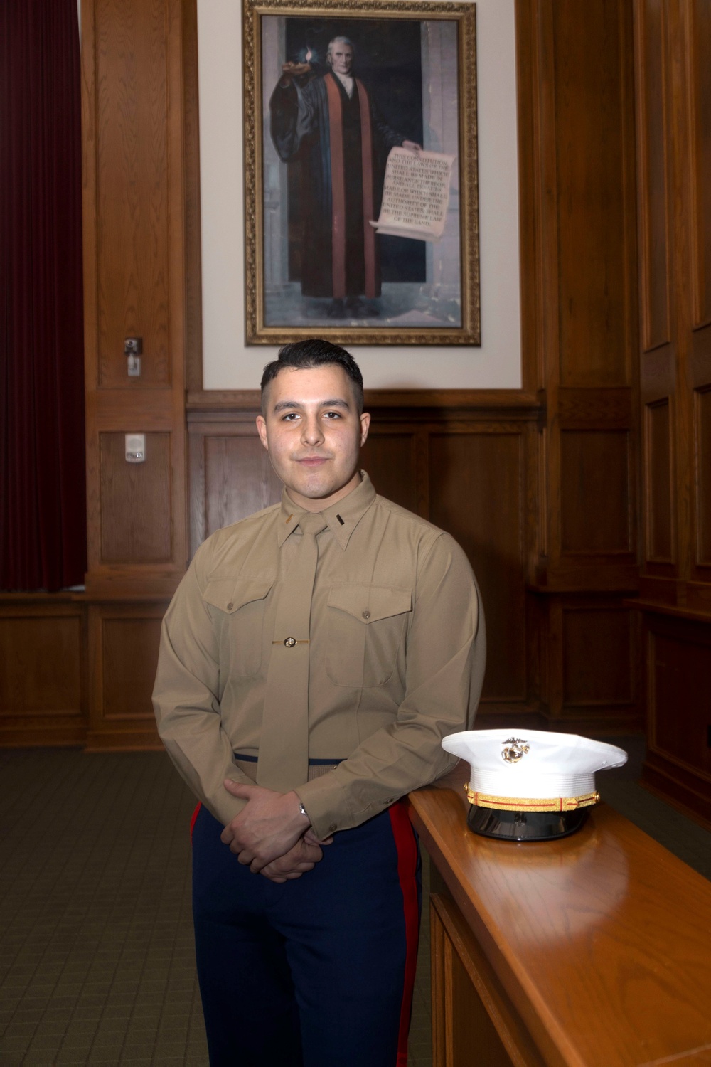 OU law student and Marine Corps Officer prepares to become a judge advocate