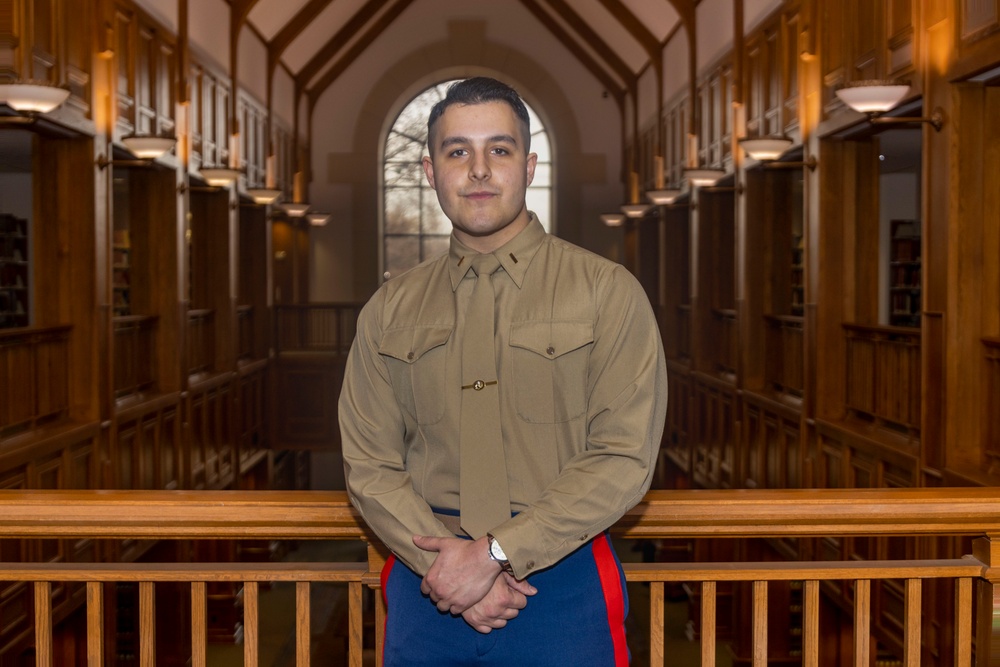 OU law student and Marine Corps Officer prepares to become a judge advocate