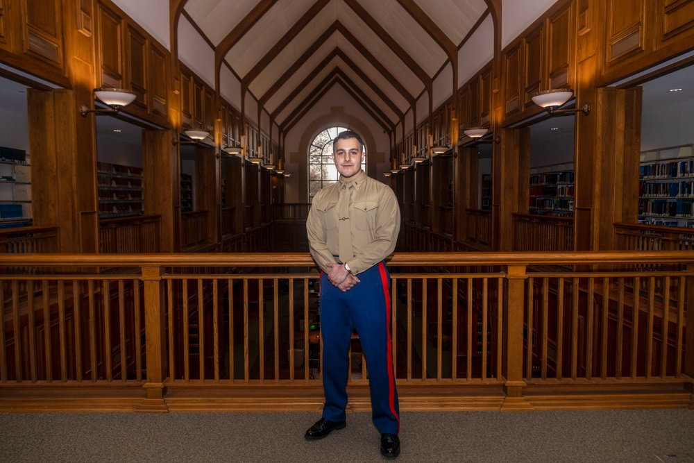 OU law student and Marine Corps Officer prepares to become a judge advocate