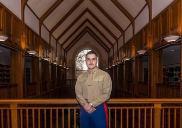 OU law student and Marine Corps Officer prepares to become a judge advocate