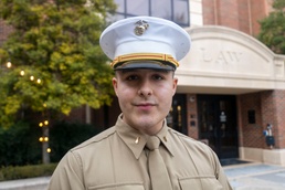OU law student and Marine Corps Officer prepares to become a judge advocate