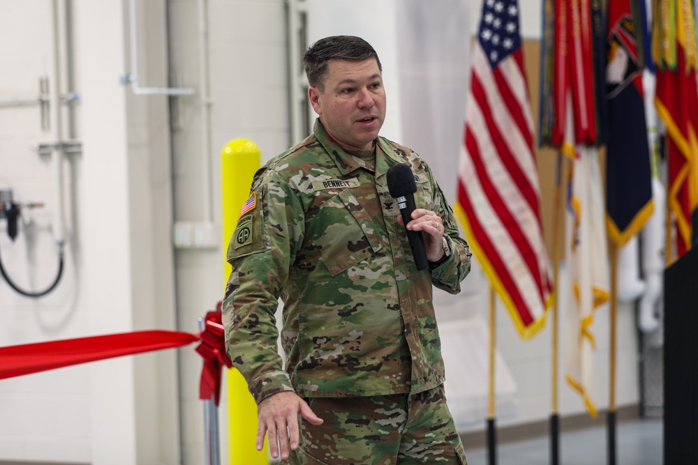 Vehicle Maintenance Shop Ribbon Cutting Ceremony