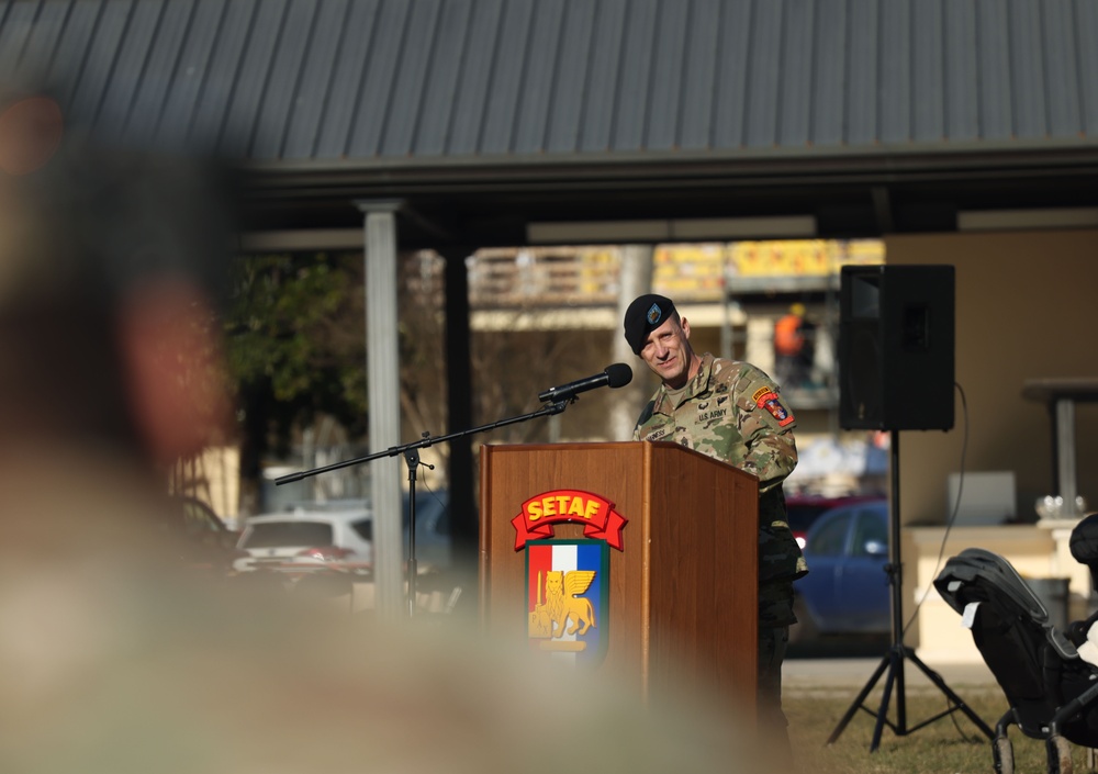 SETAF-AF holds Change of Responsibility ceremony