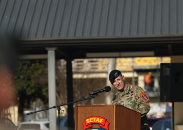 U.S Army Southern European Task Force, Africa holds Change of Responsibility Ceremony