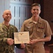 United States Navy Band Presents Awards at All Hands Meeting