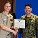United States Navy Band Presents Awards at All Hands Meeting