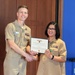 United States Navy Band Presents Awards at All Hands Meeting