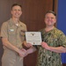 United States Navy Band Presents Awards at All Hands Meeting