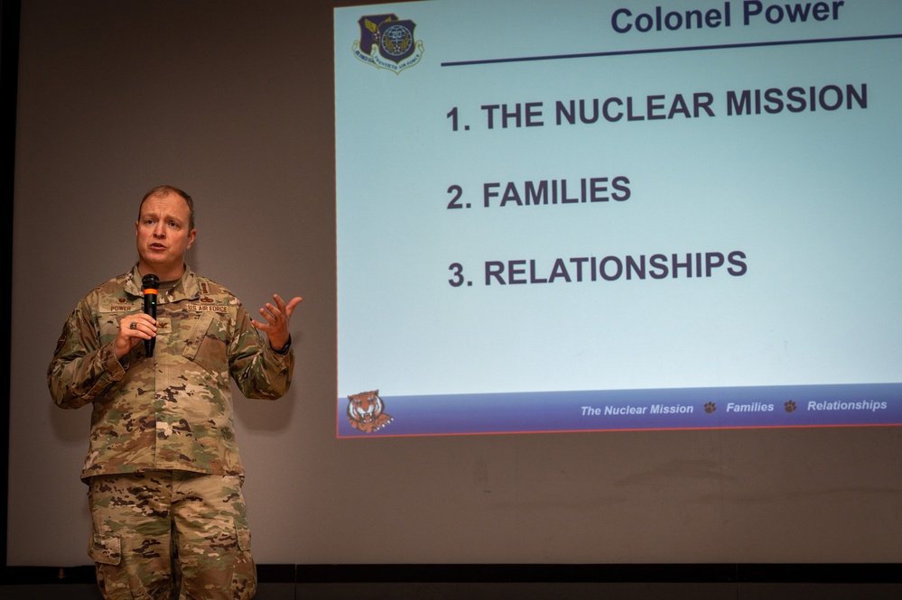 Col. Michael Power Reiterates Mission Priorities During All Call