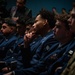 Airmen Listen Intently During All-Call