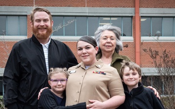 Cherry Point Sailor Frocks to Hospital Corpsman First Class