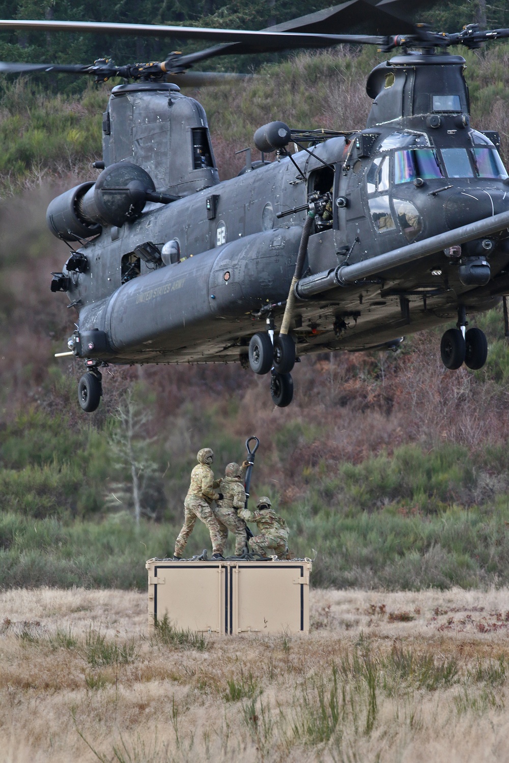 Sustainment Soldiers Learn Sling Load Operations