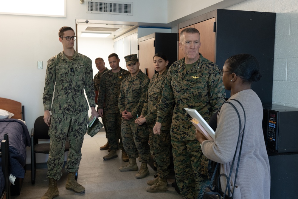 Maj. Gen. Jason G. Woodworth visits MCAS Yuma
