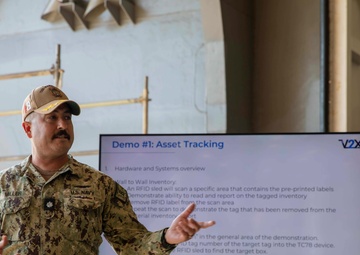 Makin Island Hosts Warehouse Enterprise System Demonstration