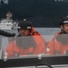 Coast Guard Cutter John Witherspoon launches small boat near Juneau, Alaska