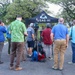 Local media listen to a press briefing at Lualualei Naval Complex Feb. 5, 2025.