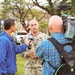 Joint Base Pearl Harbor-Hickam Commander, Capt. Samuel White, addresses media personnel at Lualualei Naval Complex Feb. 5, 2025.