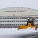 Snow on the flightline