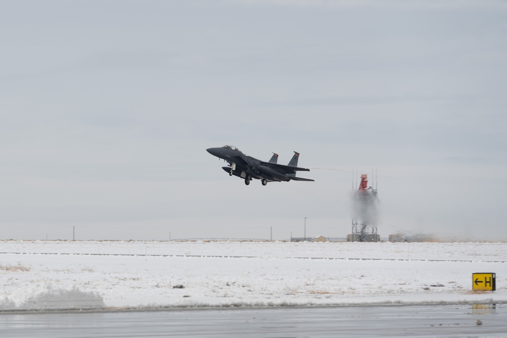 Snow on the flightline