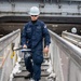 USS Ronald Reagan (CVN 76) Sailors clear snow