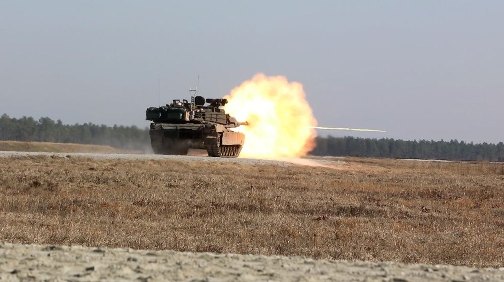 3rd Infantry Division Soldiers Complete Tank Qualification Range