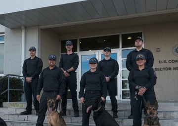 US Coast Guard K-9s in arrive New Orleans