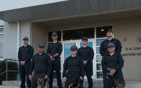 US Coast Guard K-9s in arrive New Orleans