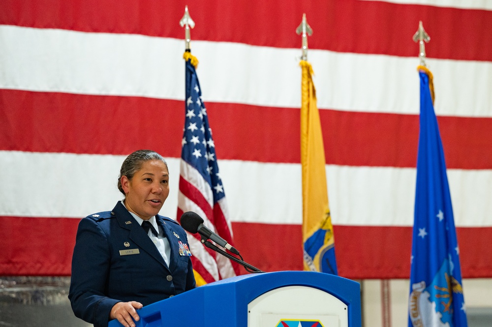 177th AMXS Change of Command Ceremony