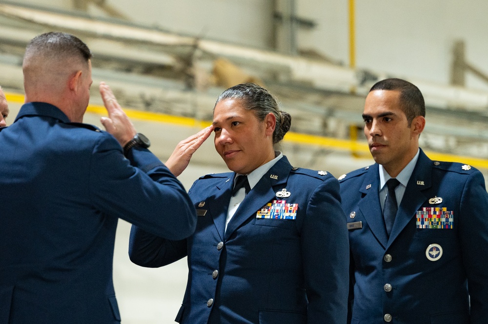 177th AMXS Change of Command Ceremony