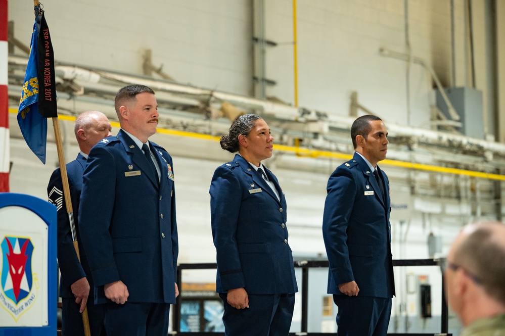 177th AMXS Change of Command Ceremony