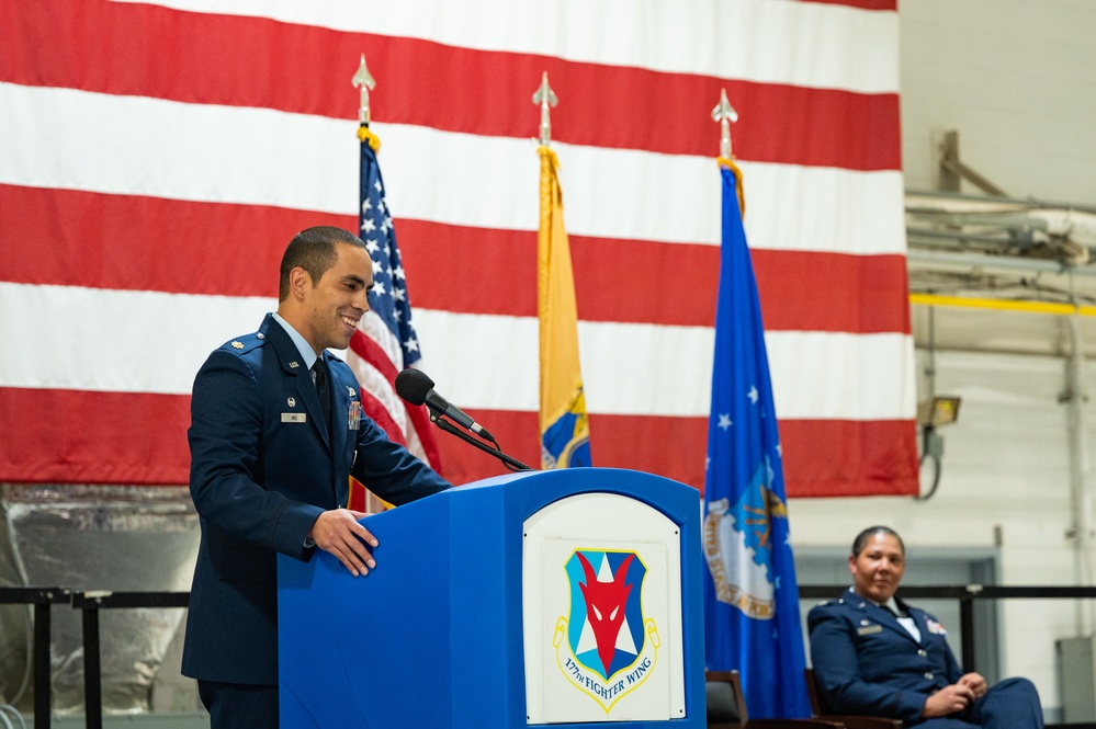 177th AMXS Change of Command Ceremony