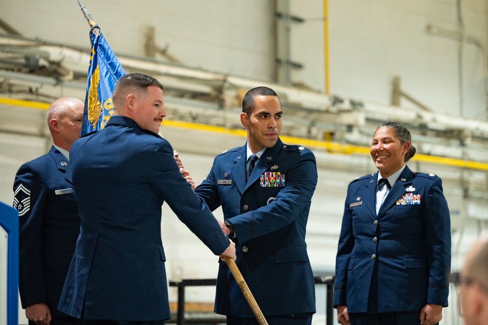 177th AMXS Change of Command Ceremony