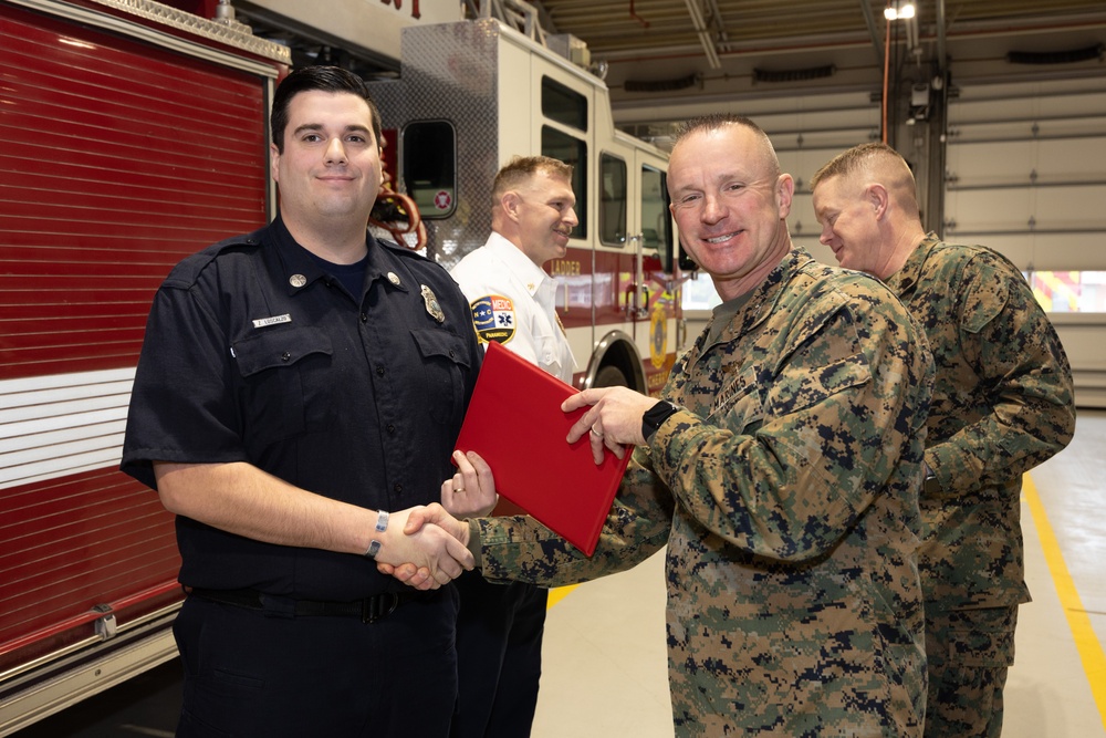 CPF&amp;ES Personnel Receive Lifesaving Award