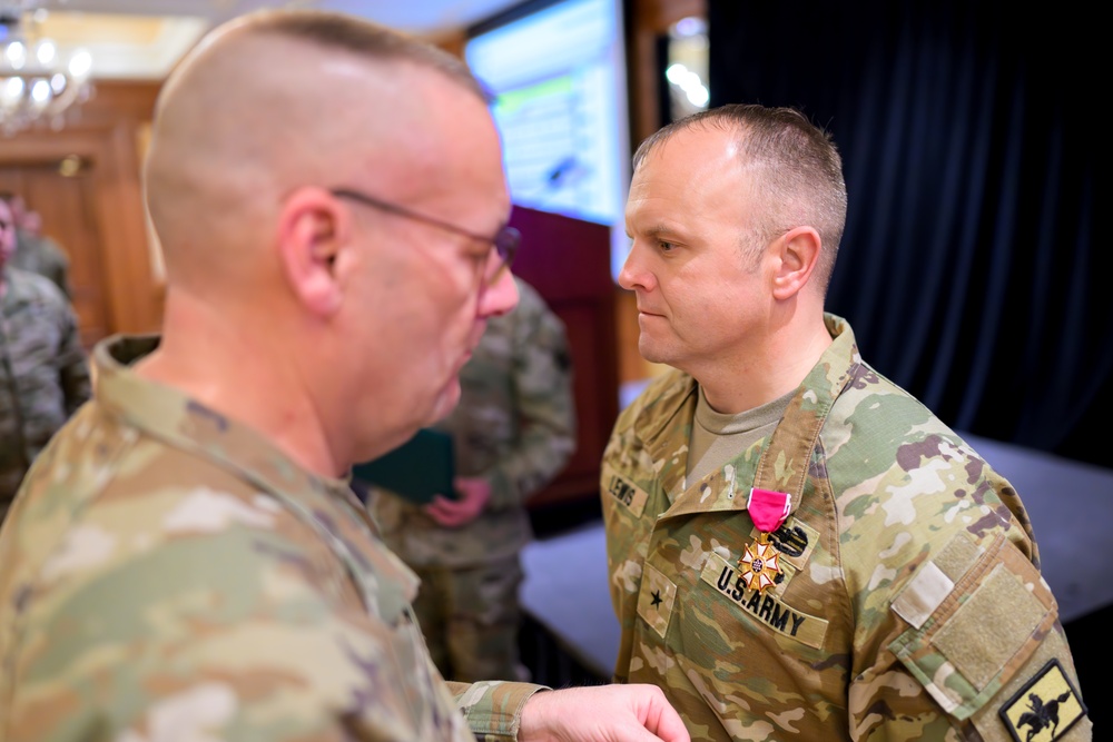 Army National Guard awards the Legion of Merit to Brig. Gen. Edward Lewis