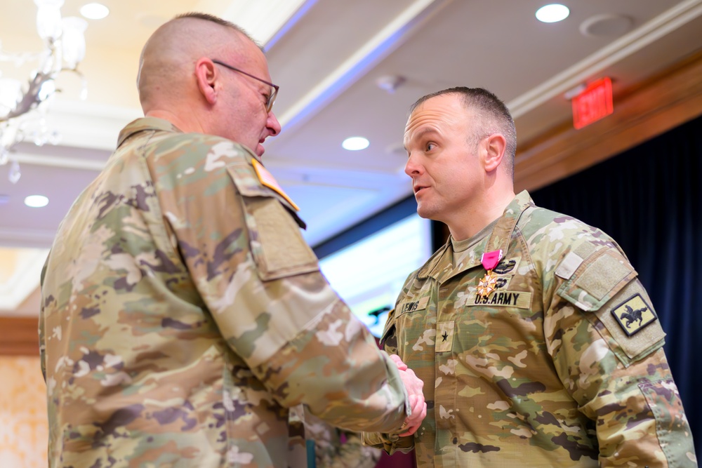 Army National Guard awards the Legion of Merit to Brig. Gen. Edward Lewis