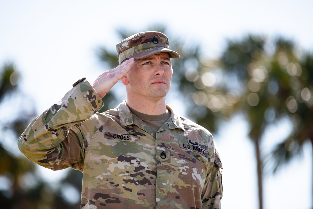 National Guard Soldiers participate in retirement ceremony traditions