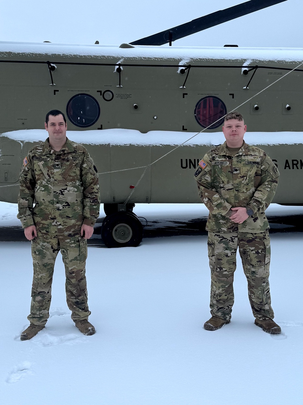 Connecticut National Guardsmen spring into action to aid pedestrian struck by vehicle.