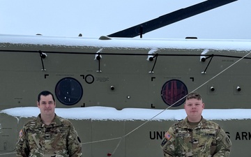 Connecticut National Guardsmen spring into action to aid pedestrian struck by vehicle.