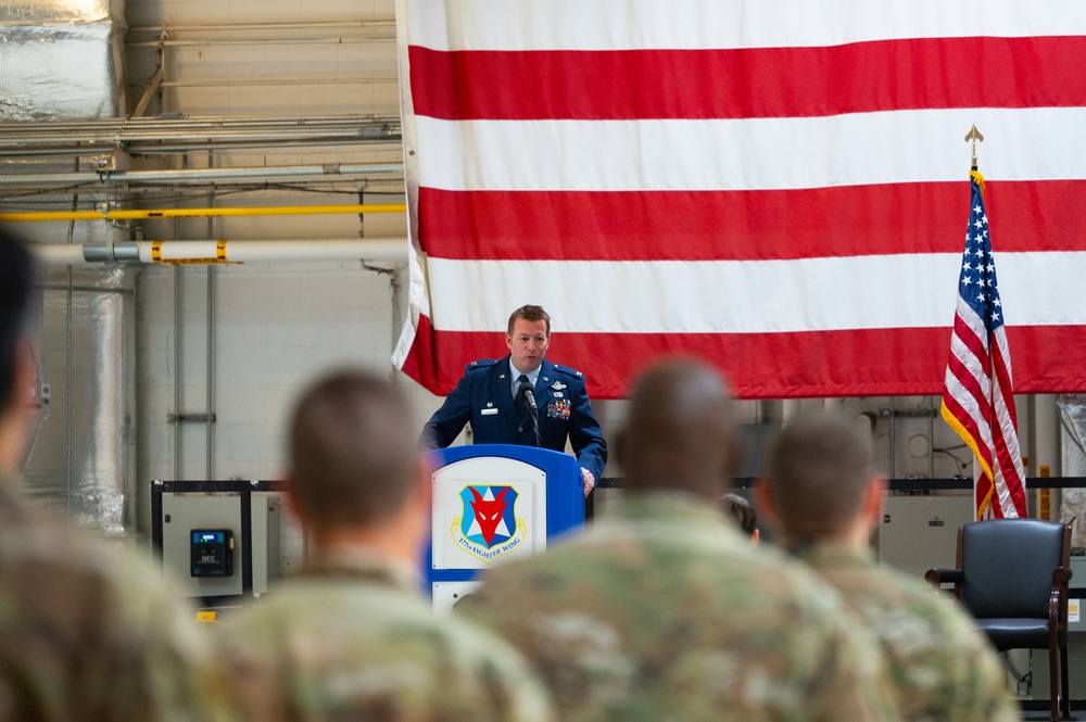 177th OG Assumption of Command Ceremony