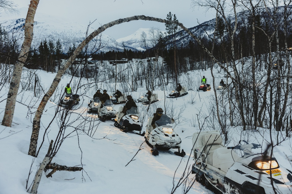 Exercise Joint Viking 25: Snowmobile Course