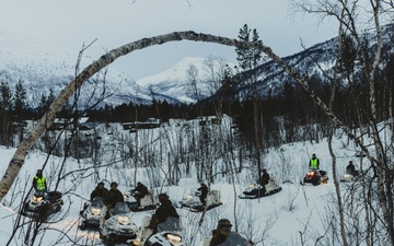 Exercise Joint Viking 25: Snowmobile Course