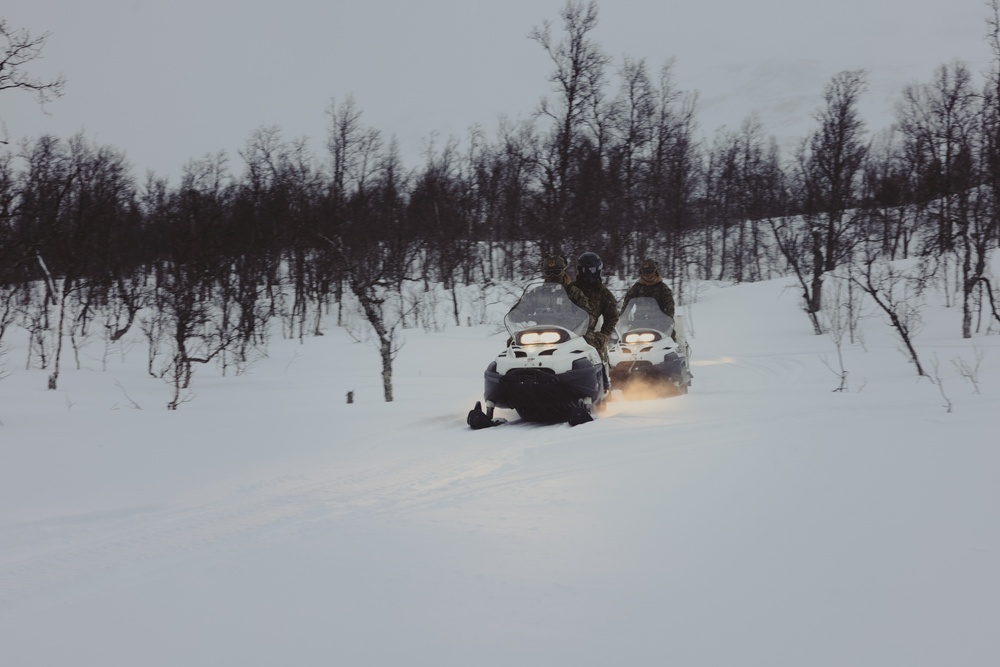 Exercise Joint Viking 25: Snowmobile Course